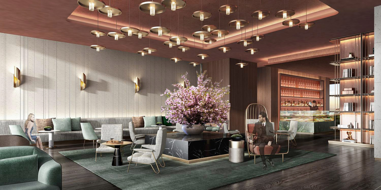 杨邦胜公司高端酒店改造升级设计作品_北京索菲特酒店大堂吧