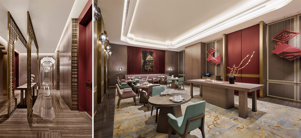 杭州临安万豪酒店，五星级商务酒店设计，杨邦胜设计集团